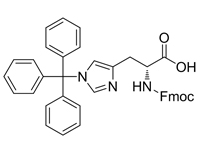 N-芴甲氧羰基-N'-三苯甲基-D-組氨酸，98%（HPLC）