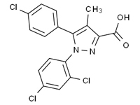 5-(4-氯苯基)-1-(2,4-二氯苯基)-4-甲基吡唑-3-羧酸，98%