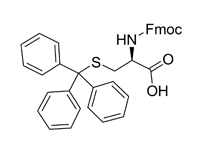 N-[(9H-芴-9-基甲氧基)羰基]-S-(三苯基甲基)-D-半胱氨酸，98%（HPLC)